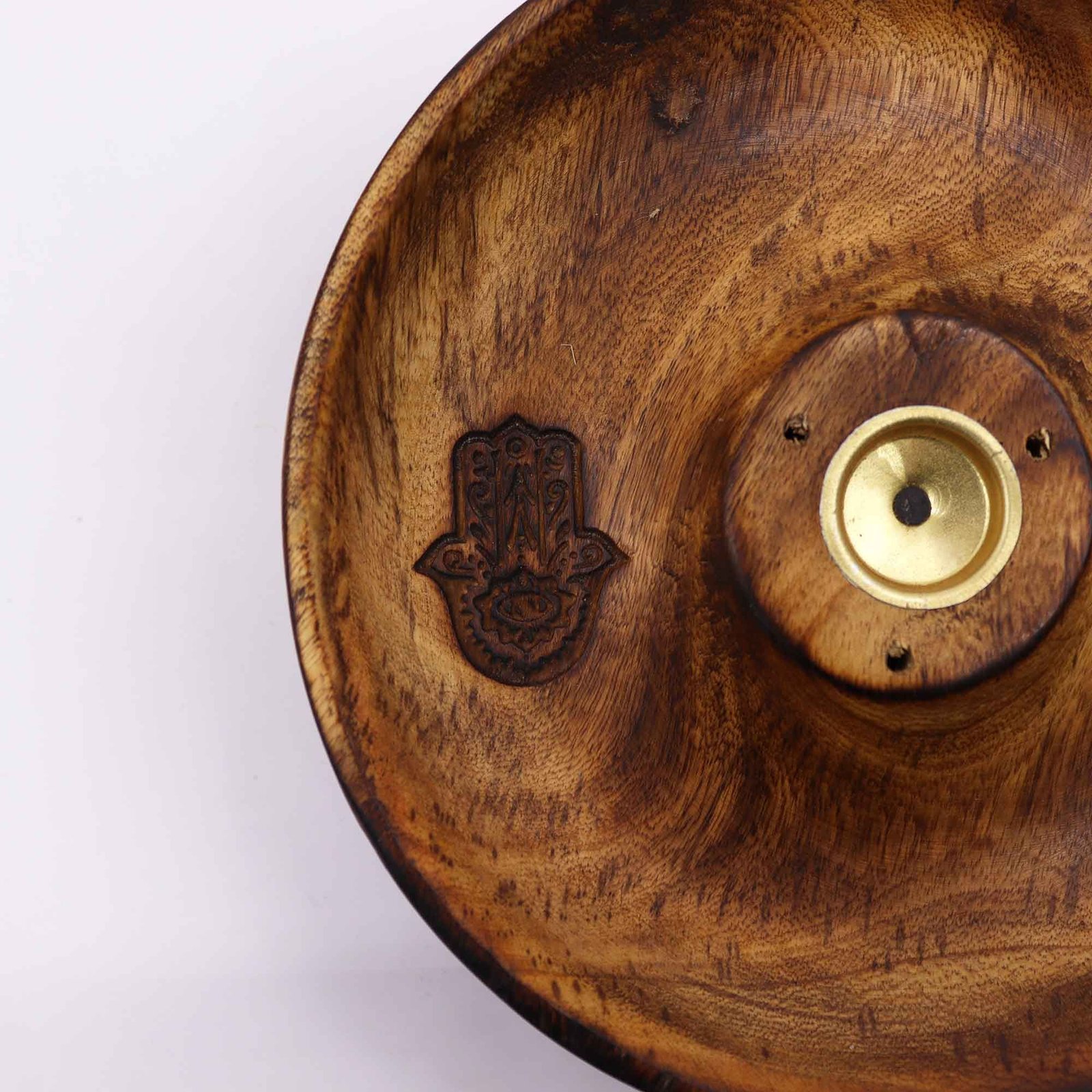Incense Stick & Cone Burner Disc - Hamsa - Image 4