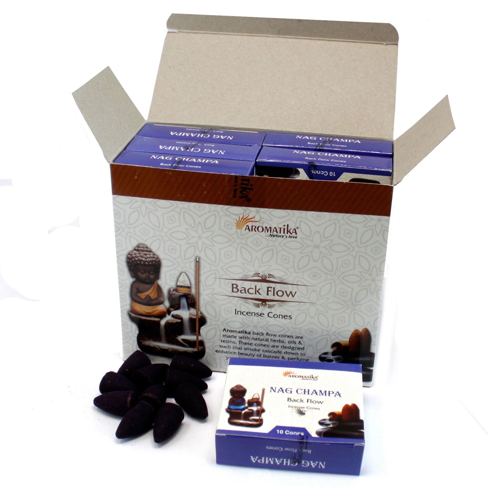 Aromatica Backflow Incense Cones - Sandalwood - Image 3