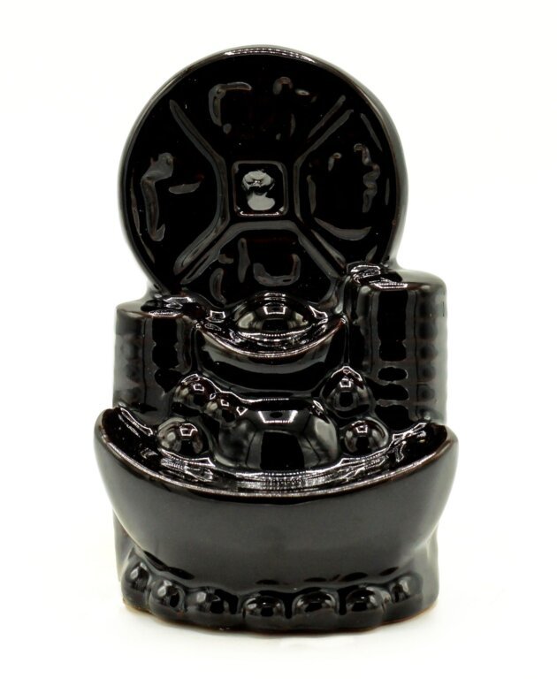 Backflow Incense Burner - Ancient Chinese Coin