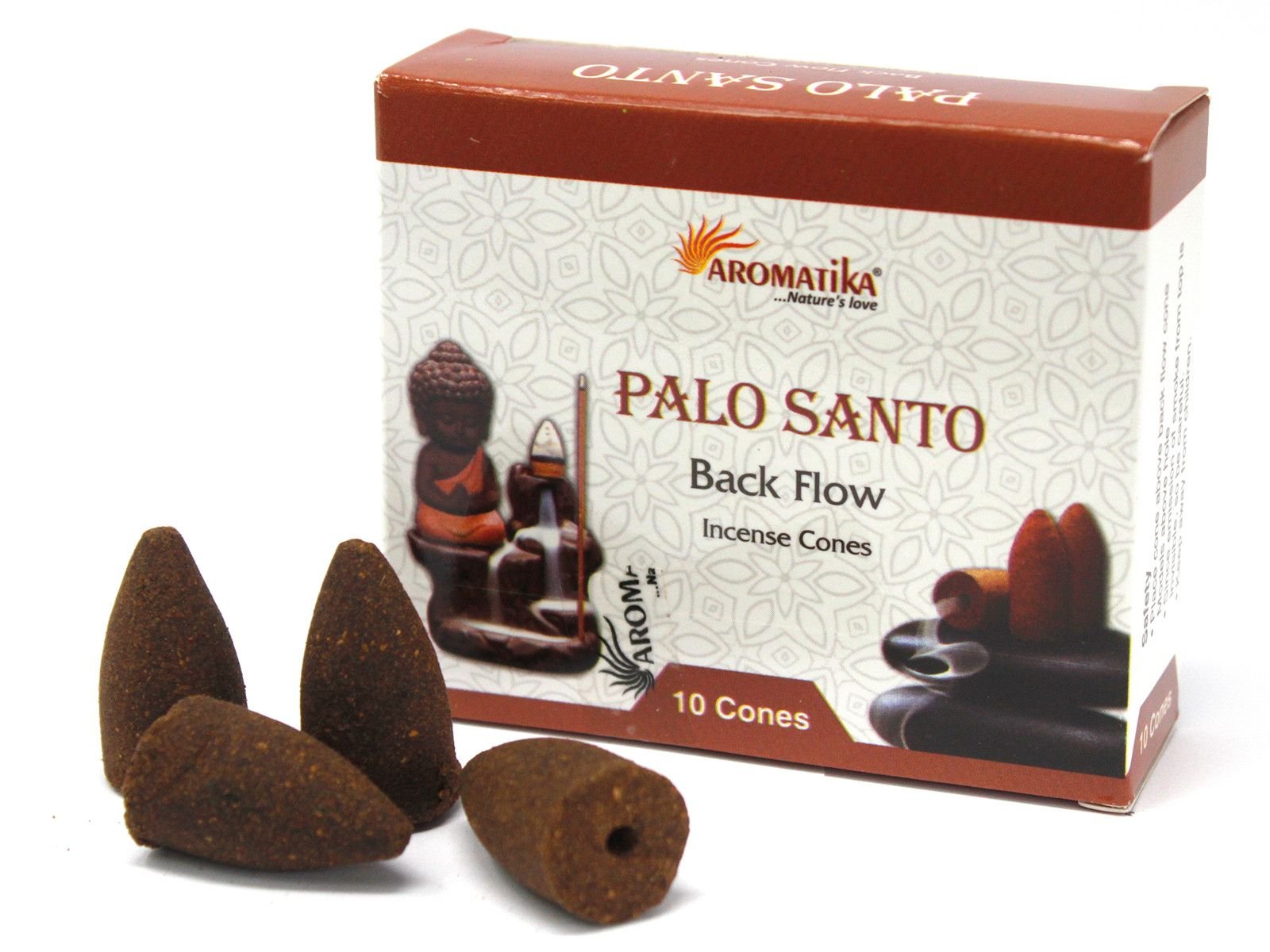 Aromatica Backflow Incense Cones - Palo Santo - Image 3