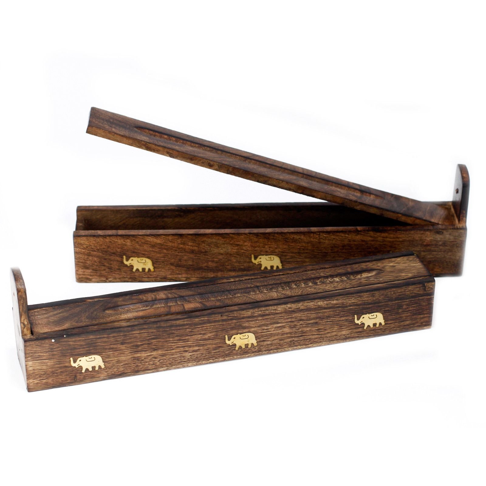Mango Wood Incense Box - Assorted - Image 3