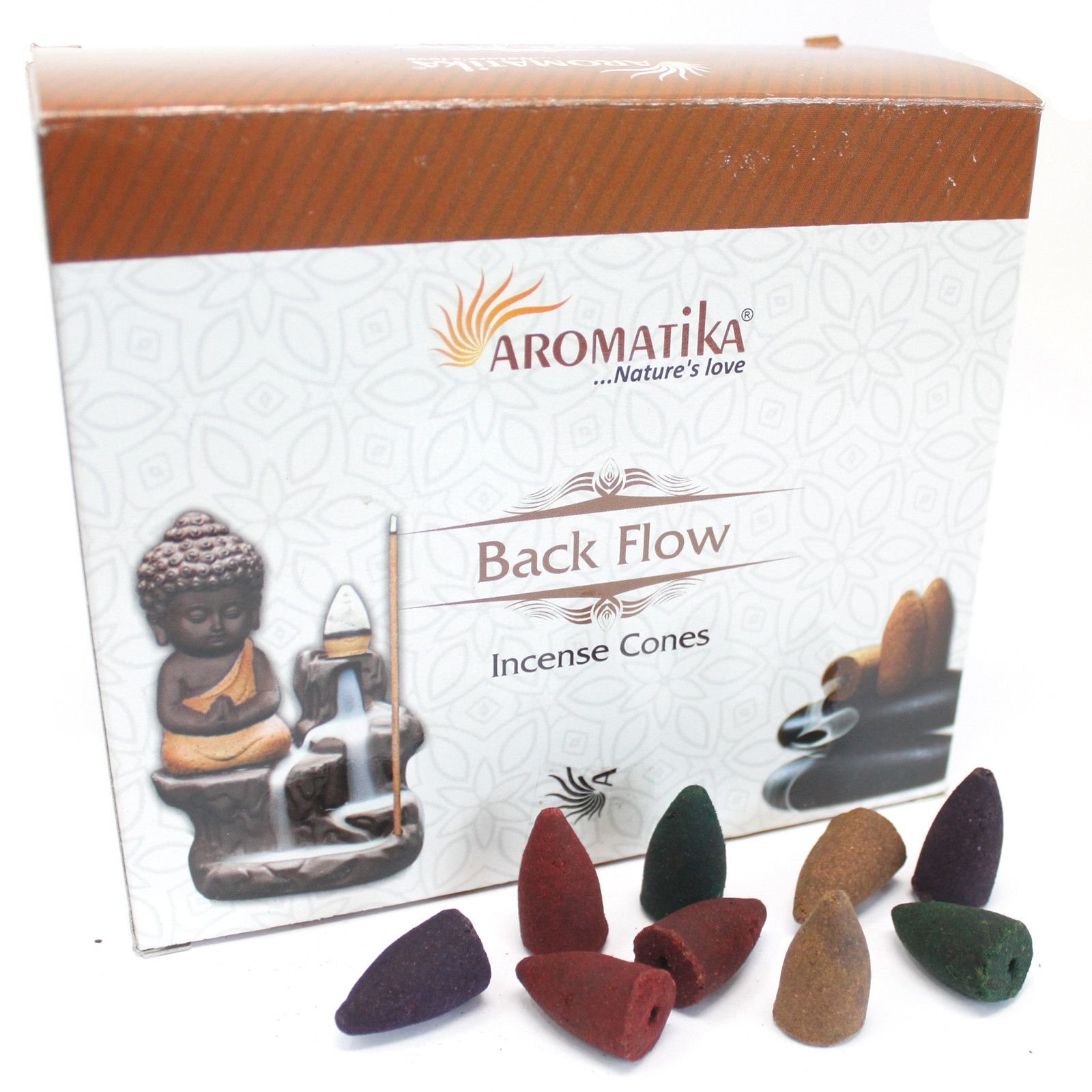 Aromatica Backflow Incense Cones - 7 Charkras - Image 2