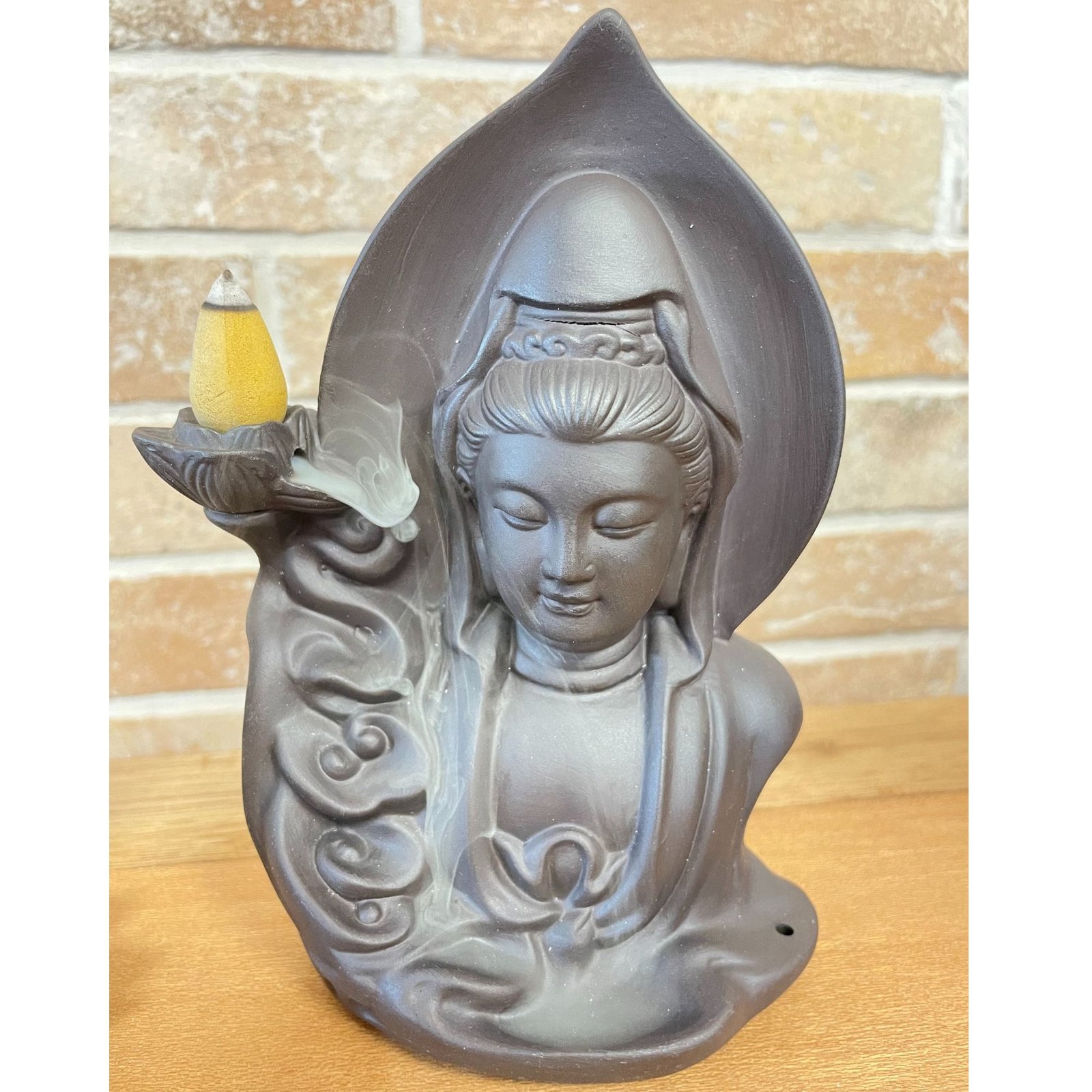 Backflow Incense Burner - Serine Buddha - Image 2