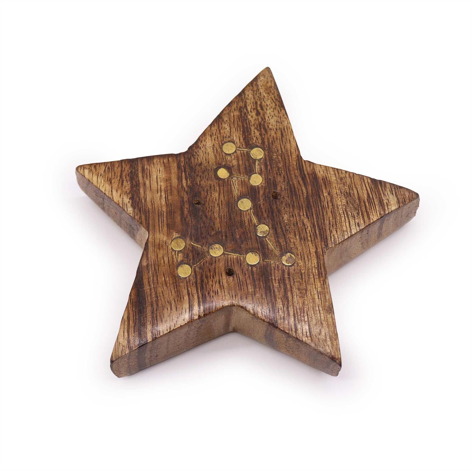 Engraved and Brass Zodiac Sign Incense Burners - Star - Image 12