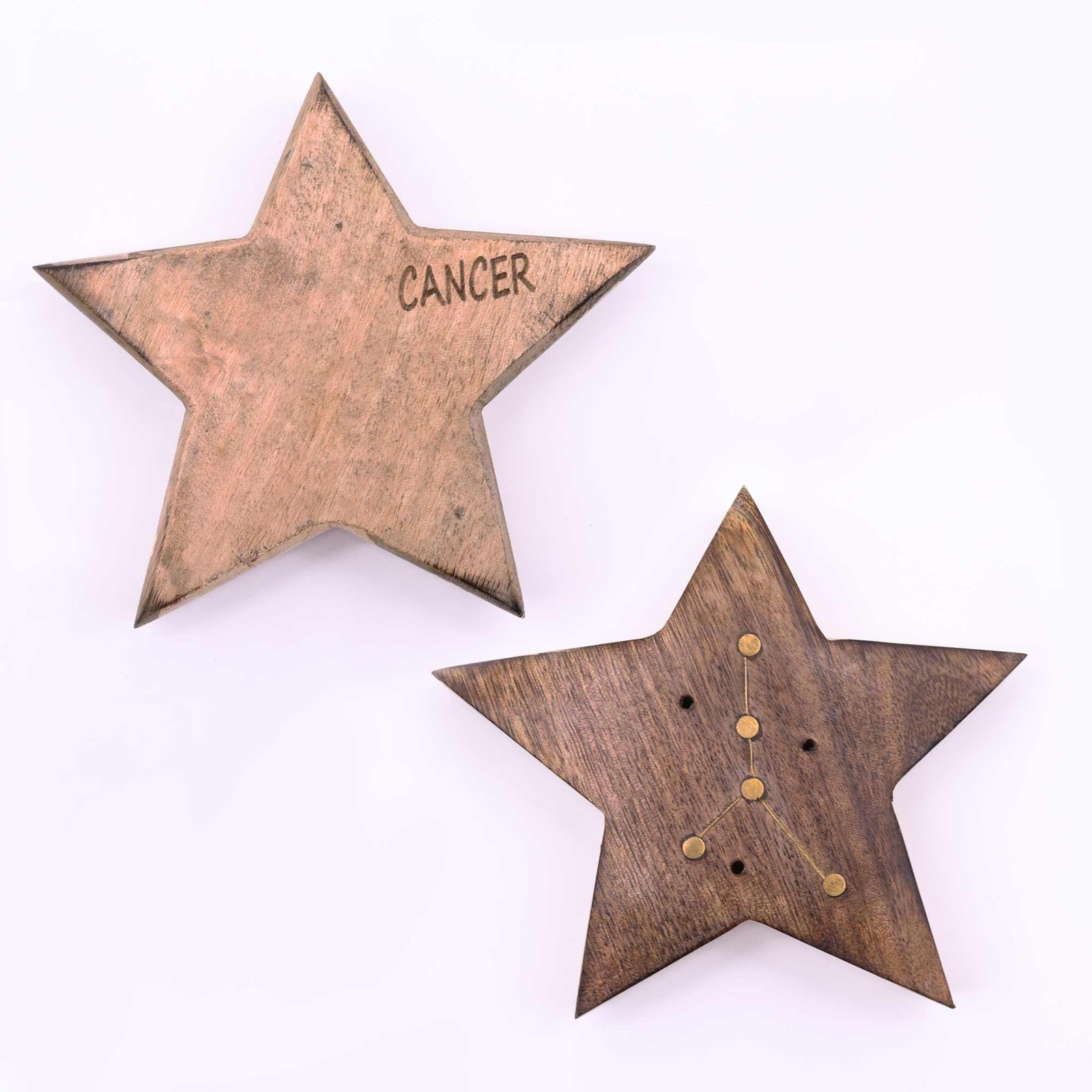 Engraved and Brass Zodiac Sign Incense Burners - Star - Image 13