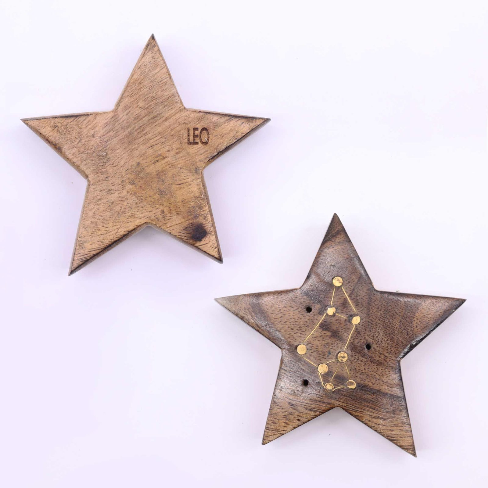 Engraved and Brass Zodiac Sign Incense Burners - Star - Image 15