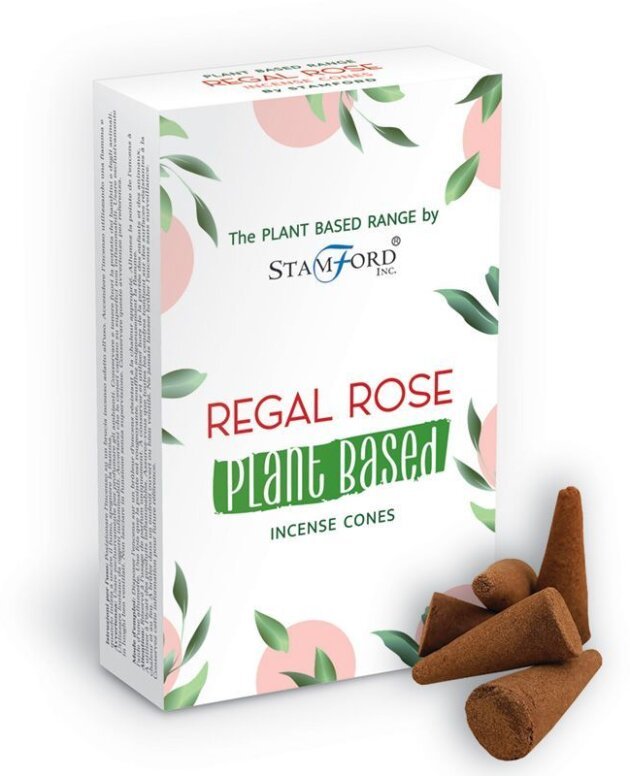 Plant Based Incense Cones - Regal Rose
