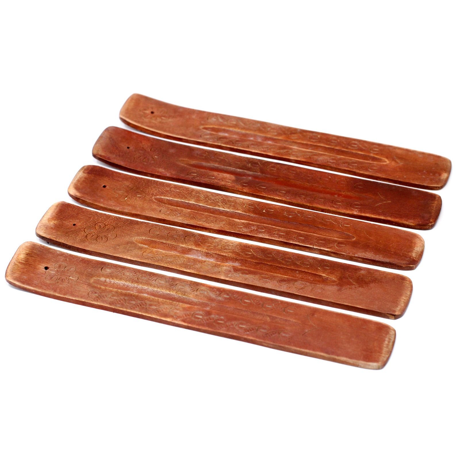Carved Mango Wood Ashcatcher 10" - Image 3