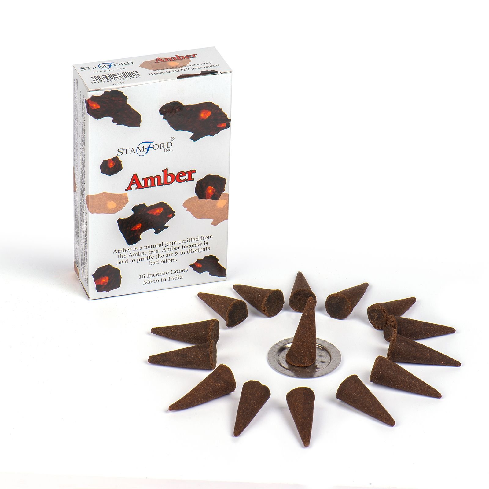 Amber Incense Cones - Image 2