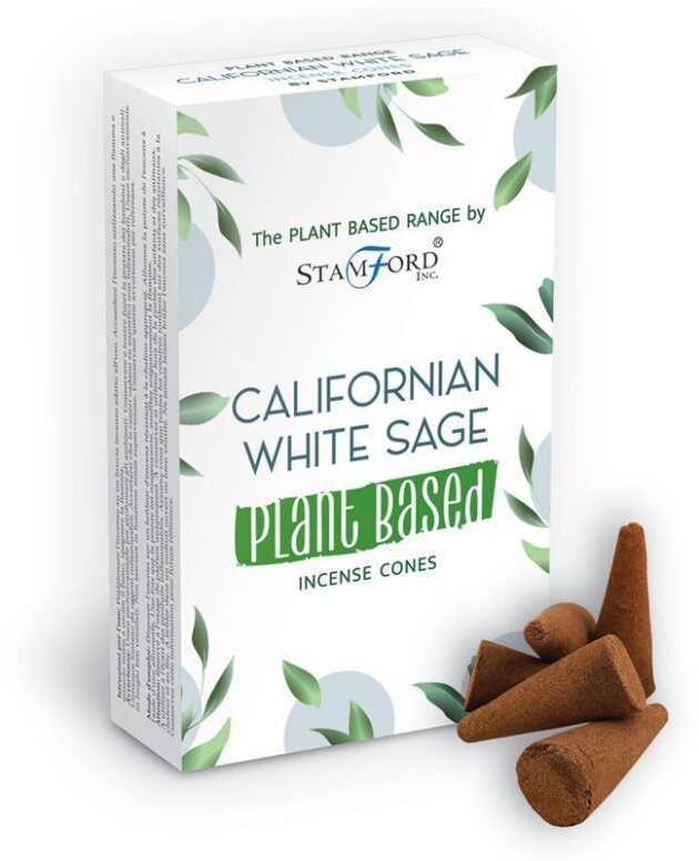 Plant Based Incense Cones - Californian White Sage