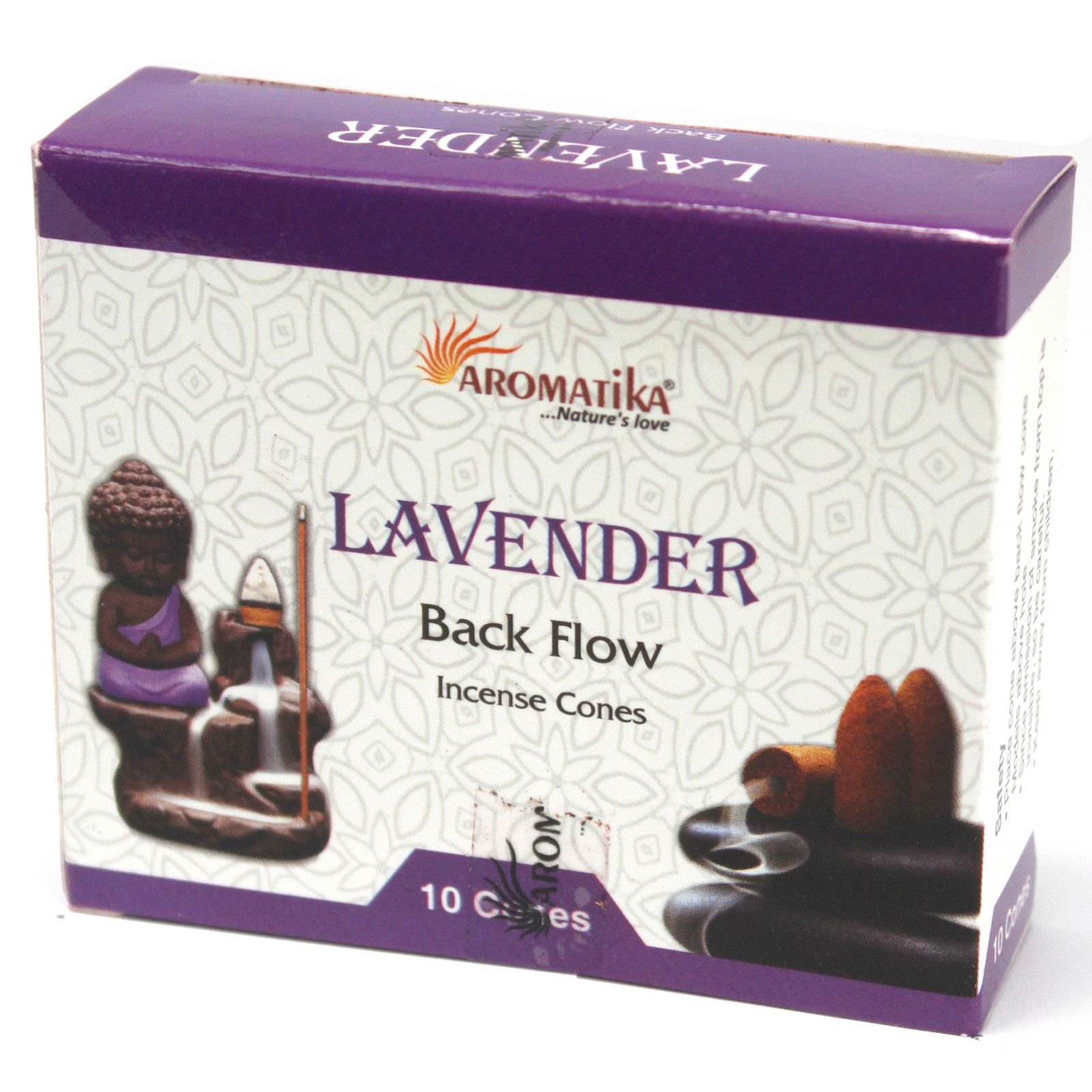 Aromatica Backflow Incense Cones - Lavender - Image 2