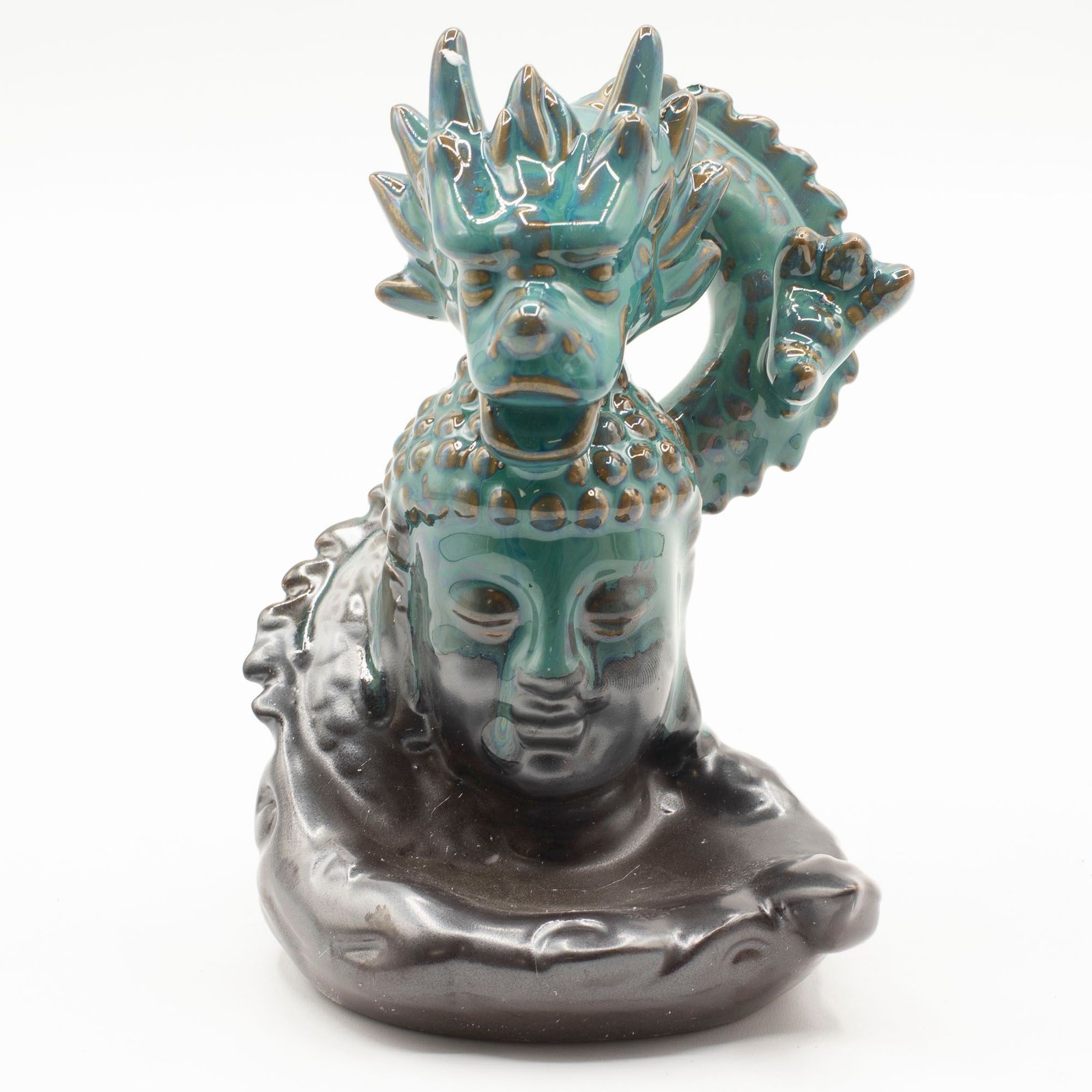 Backflow Incense Burner - Dragon Over Buddha - Image 5