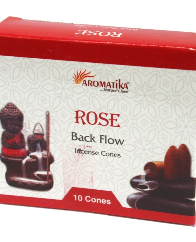 Aromatica Backflow Incense Cones - Rose