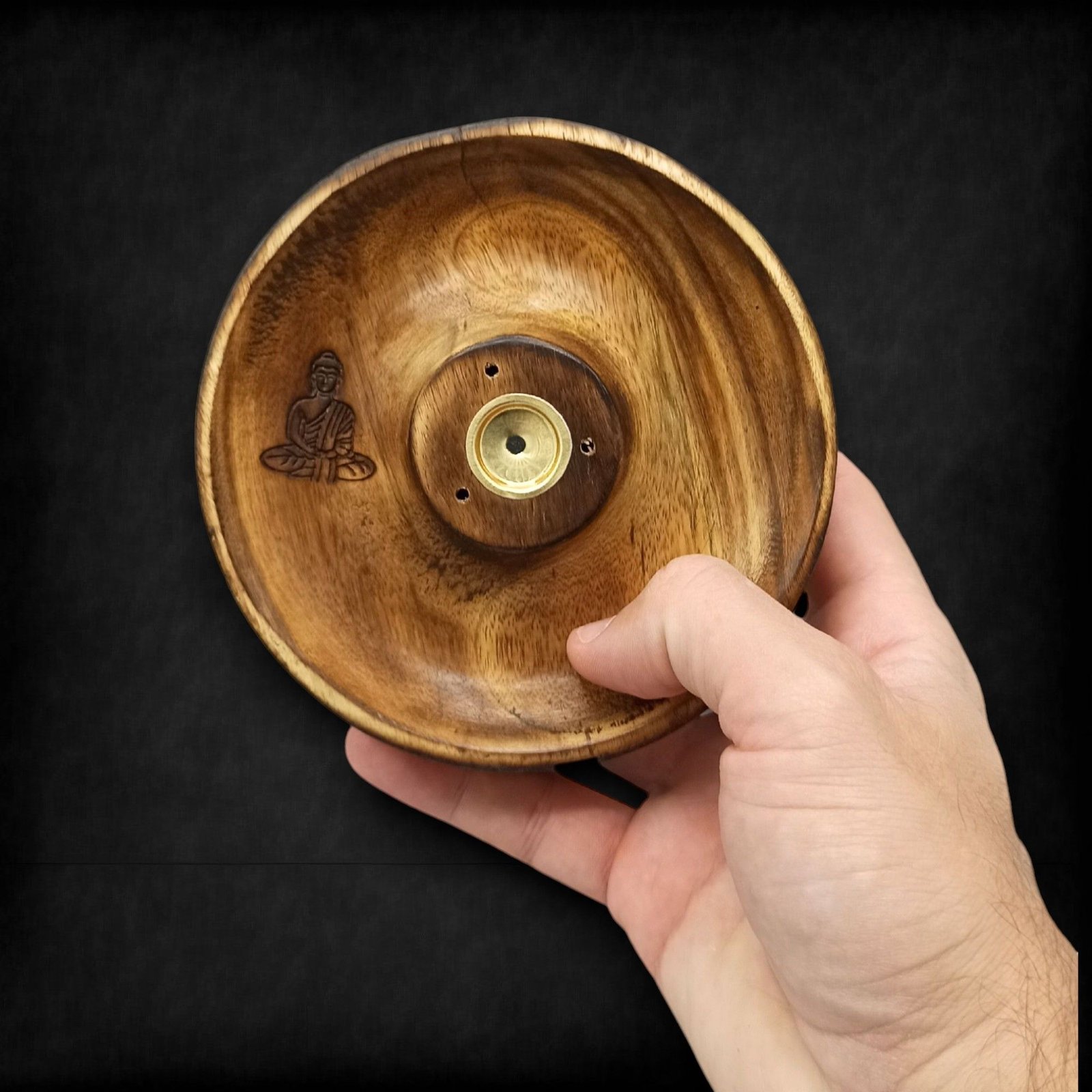 Incense Stick & Cone Burner Disc - Buddha - Image 5