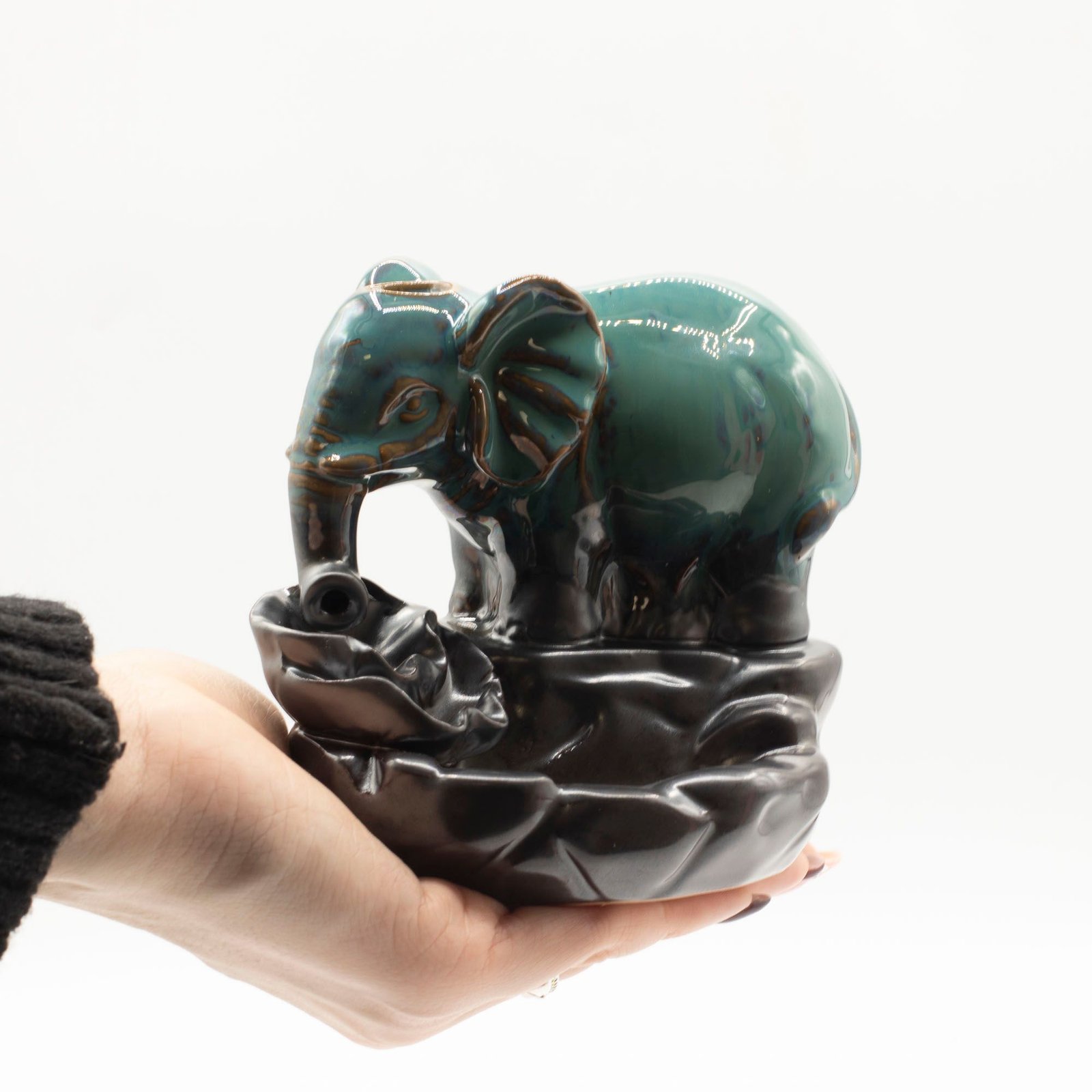 Backflow Incense Burner - Elephant at Pool - Image 3