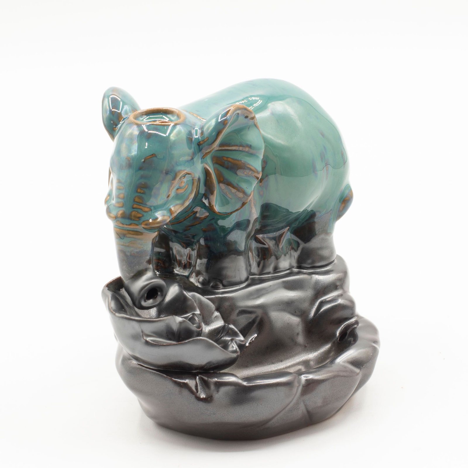Backflow Incense Burner - Elephant at Pool - Image 4