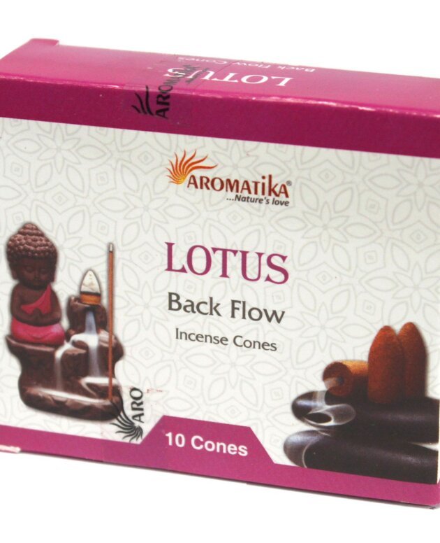 Aromatica Backflow Incense Cones - Lotus