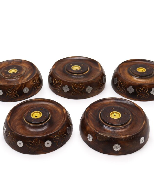 Cone & Stick Burner- Asst Design - Mango Wood