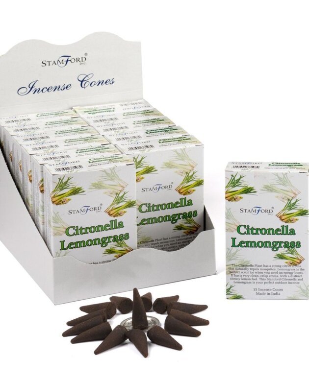 Citronella & Lemongrass Incense Cones